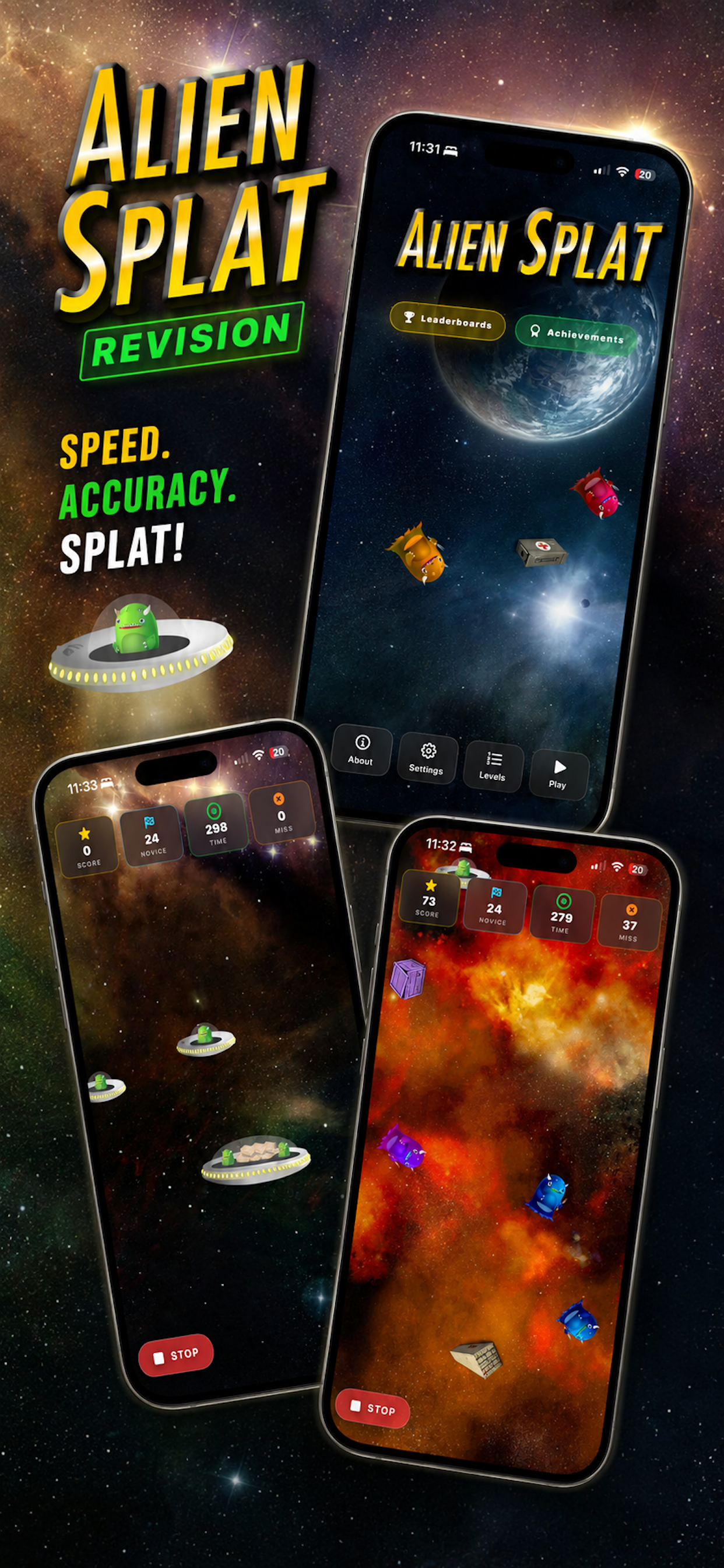 Alien Splat Revision iPhone screenshot 2