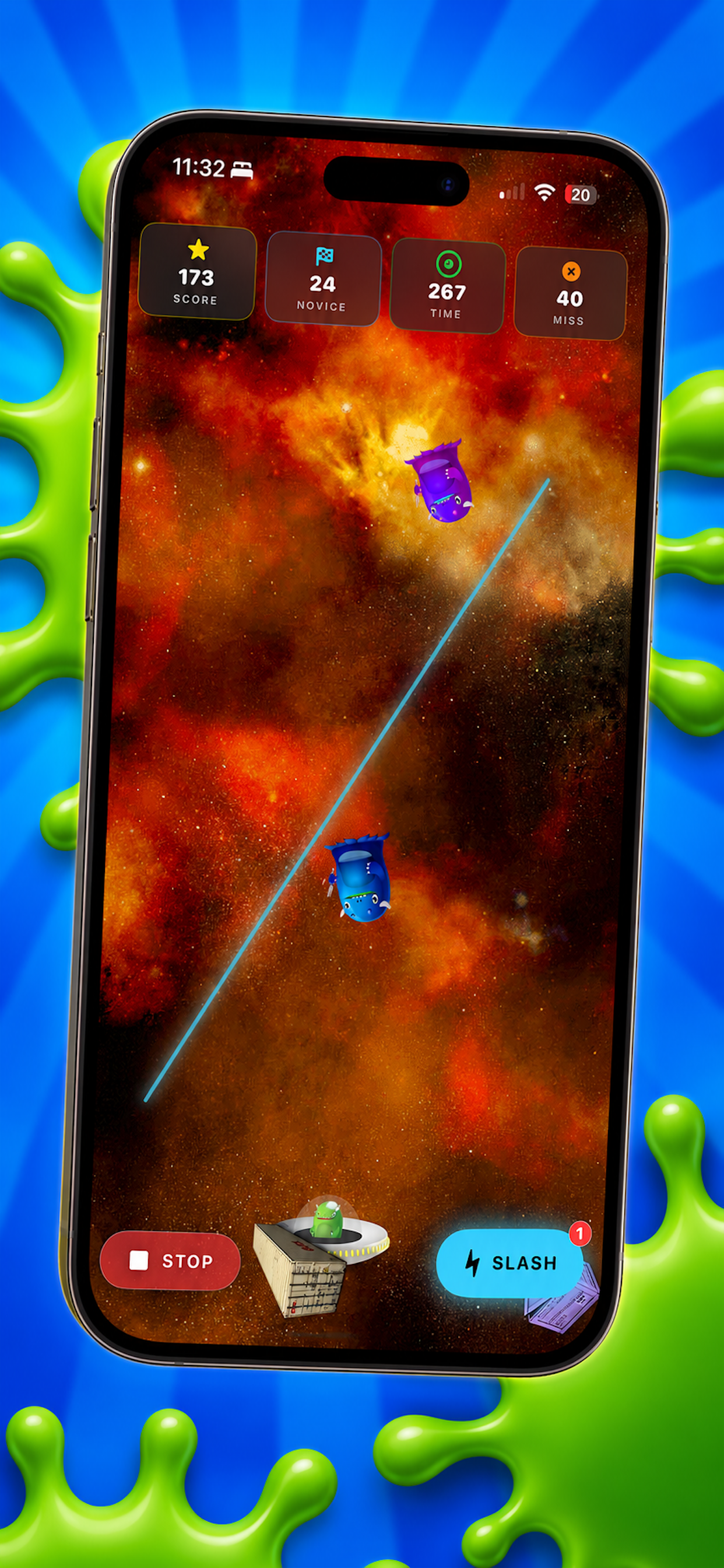 Alien Splat Revision iPhone screenshot 4