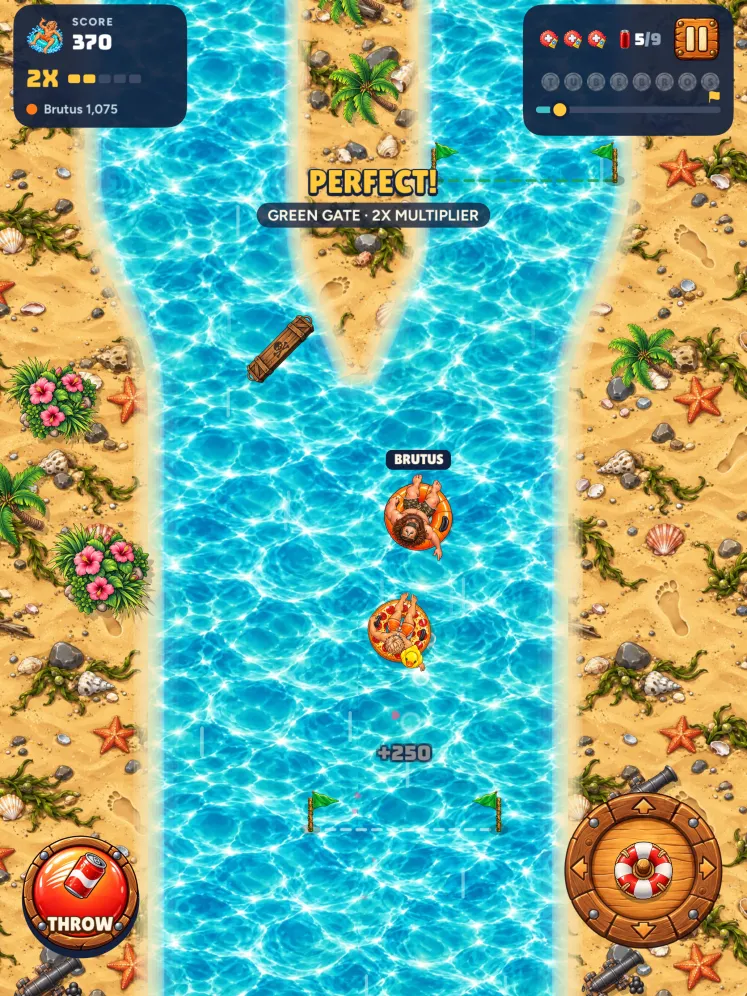 Tube Bros Pirate Passage on iPad